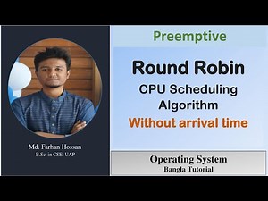 Round Robin without arrival time | Preemptive | operating system | Bangla Tutorial