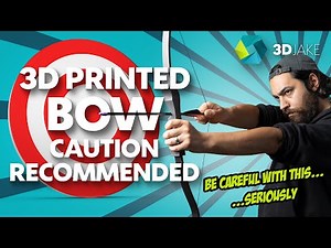 Crafting a Powerful 3D Printed Bow: Strength Testing Different Materials!