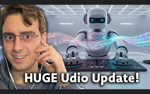 Udio AI Music新功能使用指南：续写延长扩展任何时长不足的音频音乐Demo