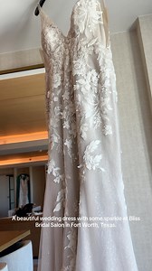 A beautiful wedding dress with some sparkle at Bliss Bridal Salon in Fort Worth, Texas. #bridal #weddingdress #blissbridal #weddinggownshopping #bridalgown #bridetobe #bride @BlissBridal - Wedding Dress | Monica Salazar Photography - Dallas Fort Worth Wedding Photographer | Facebook