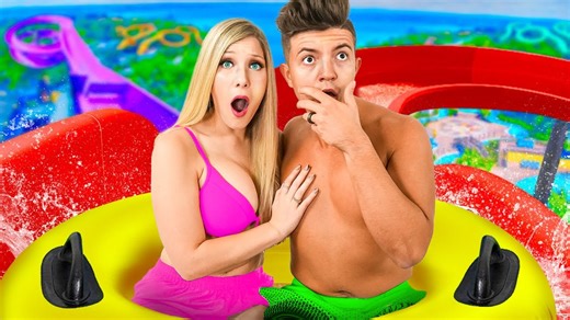 24 HOUR OVERNIGHT WATERPARK CHALLENGE! | Preston Tv