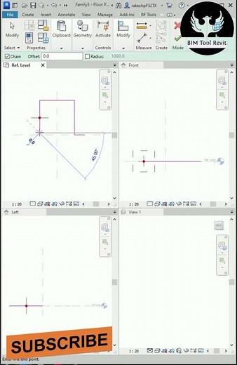 Revit MEP family creation ! Sweep command !