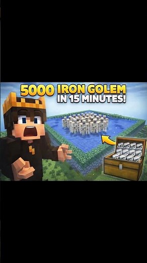 The Most Efficient Iron Golem Farm Design Yet
