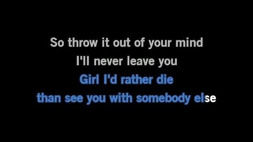 Karaoke Never Give You Up - Jerry Butler - CDG, MP4, KFN - Karaoke Version