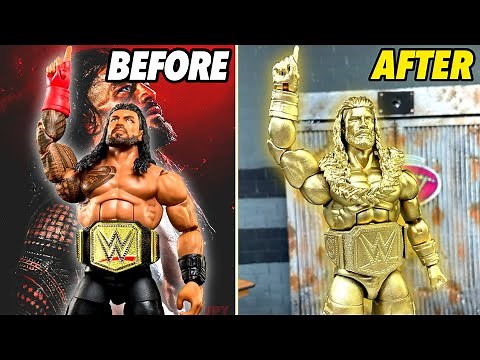 How To Make ANY WWE Figure GOLD! | WWE Fig Hack