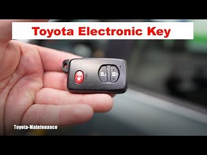 How to replace battery in Toyota electronic key