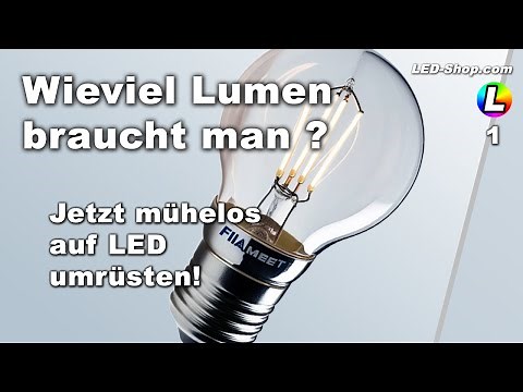 Wie hell ist LED-Licht in Lumen?