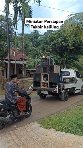 Persiapan Takbir keliling miniatur sound #miniatursoundsystem #shorts #shortvideo #takbiran