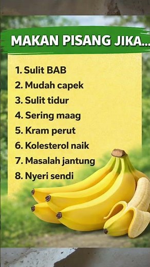manfaat pisang untuk kesehatan MENURUT AHLI GIZI