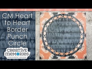 Creative Memories Heart to Heart Border Punch Circle and Jumbo CCS Tips