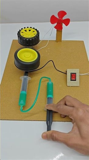 Science Project For Class 5 Working Model Easy #shorts #dcmotor