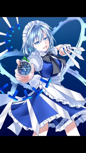 十六夜咲夜#イラストメイキング #タイムラプス #illustration #東方project