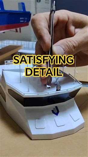 The Most Satisfying Part of Building a Ship Model