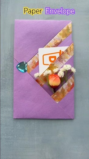 Easy Origami Paper Envelope | No Glue #shorts #papercrafts #diy