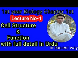 1st Year Biology - Cell Structure & function - 1st Chapter