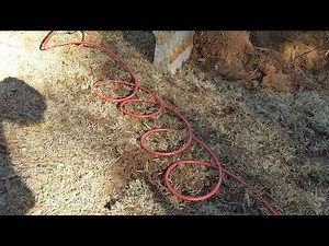 Jetting a leach field!