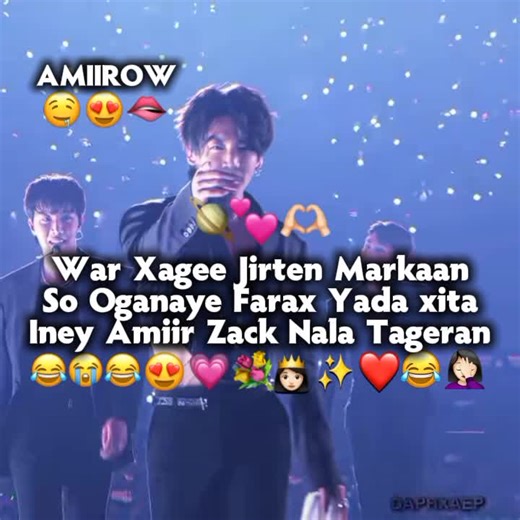 Farax Yada ma ii maqashan Amiir Zack Nagama watha daxen Karo 😂🙆🥺@⋆ͥ⋆ͣ⋆ͫ𝗔𝗺𝗶𝗶𝗿 𝗭𝗮𝗰𝗸༄ #Amiirzack #k_drama #fypシ #korean #AMIIROS