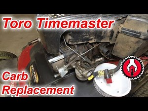 Toro Timemaster Carburetor Replacement