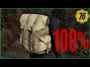 FALLOUT 76 Small Backpack Plan Location 100%