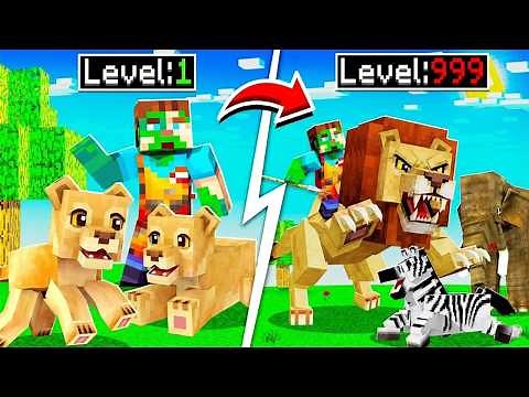 LIFE OF PET ANIMALS in MINECRAFT! (Safari)