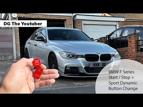 BMW F30 Start Stop Button + Sport Dynamic Button Replacement | Works For All BMW F Series Models