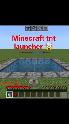how to create a tnt launcher in minecraft 😁😯 #minecraft #shortvideo