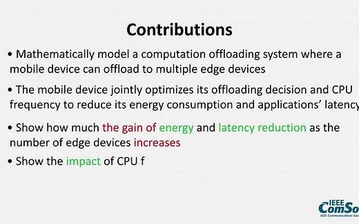 Offloading in Mobile Edge Computing_美国通信协会对于边缘计算中计算卸载的讲解