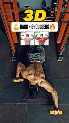 🔥 3D BACK + SHOULDERS | Floor Workout 💪