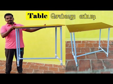 How to make Table with PVC pipe | Table செய்வது எப்படி | Mister Black | Tamil