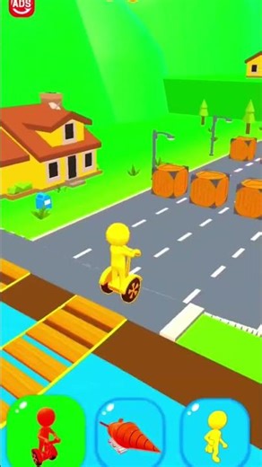 Shape-shifting Funny Race Gameplay new hyper casual games #shorts #gameplay #shapeshifting part 427