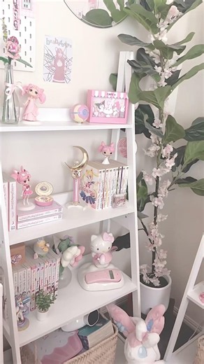 aesthetic pink gaming room, kawaii core gaming setup, computer setup #aesthetic