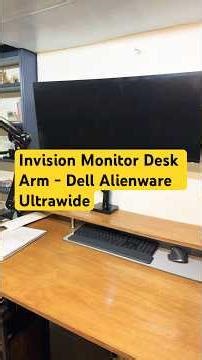 Invision Desk Arm for Dell Alienware Monitor #monitorarm #dellalienware