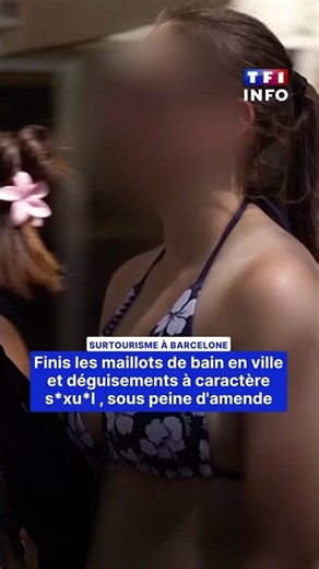Barcelona: No More Swimwear in the City and Sexy Costumes｜TF1 INFO