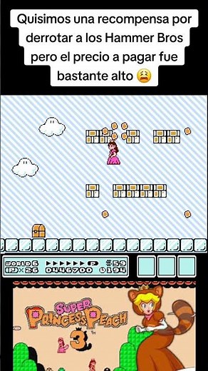Princess Peach lost more than she won. #supermariobros3