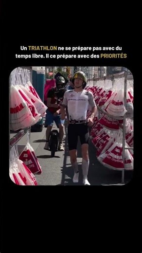 Un triathlon ne se prépare pas avec du temps libre. Il ce prépare avec des priorités