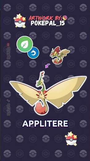What if Flapple and Appletun had an evolution like Dripplin to Hydrapple? 🍎🐉 #Pokémon #fakemon