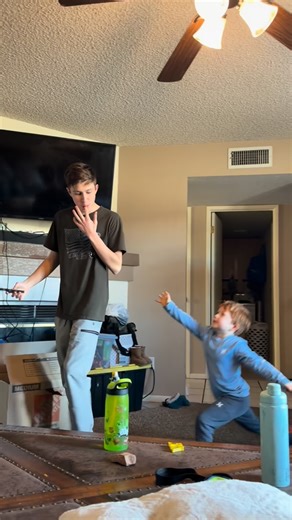 I half joke and I'm half serious! The truth is, you won't regret the kids you choose to have. We have an 11 year age gap between the twins and Moose, they love on him and play with him in their own ways, despite the big age gap. And we really did start over. But on the tough days with the teenagers, I'm so grateful to have this little boy who still thinks I'm the greatest thing since sliced bread who actually wants to hang out with me! The teens go do their own thing and are growing up. And I st