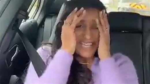 Watch as driving instructor pulls in front of another and opens her door