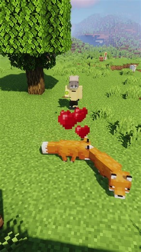 Foxes are better than wolves in Minecraft ! 🦊