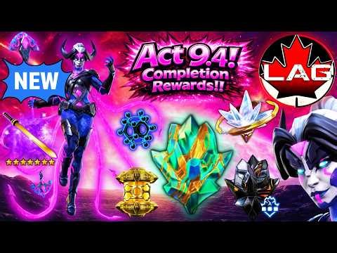 💎Act 9 Completion Rewards Crystal Opening! Elder Title Unlocked But Not Yet Acquired! Carina! - MCOC