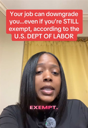 U.S. Department of Labor Opinion on Exempt Status