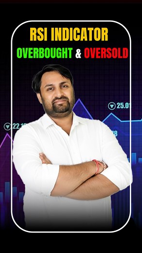 RSI Indicator Overbought & Oversold ! . . . . #RSIIndicator #Indicator #ShareMarket #StockMarket #RSI #Trading #TradingTips #daytrading #Strategy #traderarungupta #arungupta | Arun Gupta