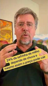 *🌽24% da safrinha de milho depende de chuva — e mesmo assim o preço pode cair*