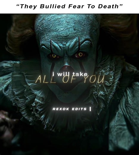 "They Bullied Fear To Death💀" -Loser Club Vs Pennywise Edit || Montagem Perigosa Slowed