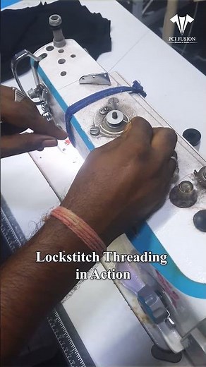 How to Thread a Lock Stitching Machine Like a Pro 🧵 | Step-by-Step Guide #clothing #b2bmanufacturing