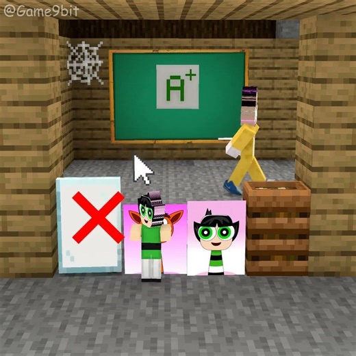 Sprunki Buttercup helps Sprunki Crash Bandicoot get back his shoes!