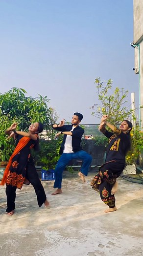 56K views · 1.4K reactions | বন্ধু বিনে প্রাণ বাঁচে না।নৃত্যে : মানাম ,আনিকা ,আদৃতা।ফেনী,বাংলাদেশ।#bollywood_fusion #popular_dance #dancers #Chitrayan #bandhu_biney_pran #bangla_folk_dance #reelschallenge | Chitrayan -চিত্রায়ণ | Facebook