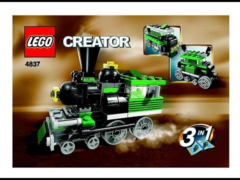 LEGO Creator Mini Trains Instructions DIY 4837