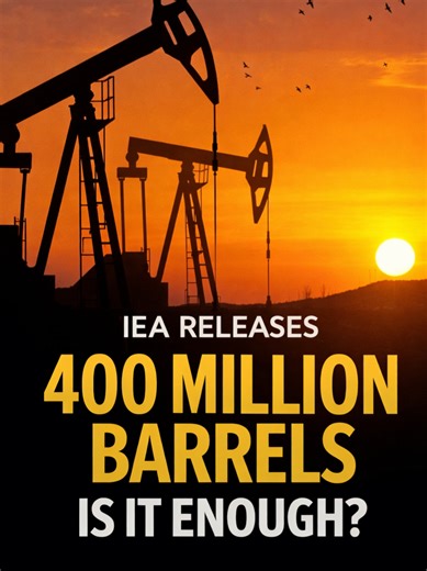 Emergency Oil Release Amidst Global Crisis