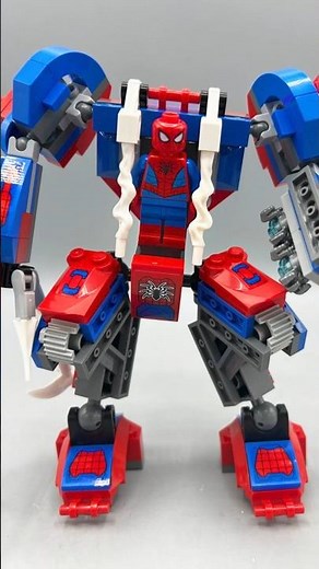 LEGO Unusual Spider-Man Mech ASMR Build (Unofficial)